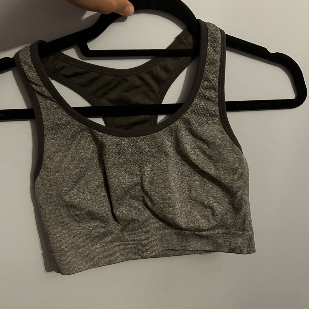 New Balance Grey Sports Bra Size M